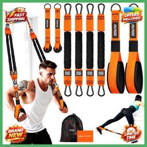 Heavy Duty Resistance Bands with Handles Door Anchor Home Gym Equipment